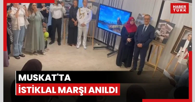Muskat’ta İstiklal Marşı anıldı