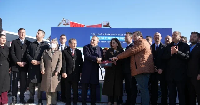 Çorlu Sebze Meyve Hali temeli atıldı Tekirdağ Haberleri