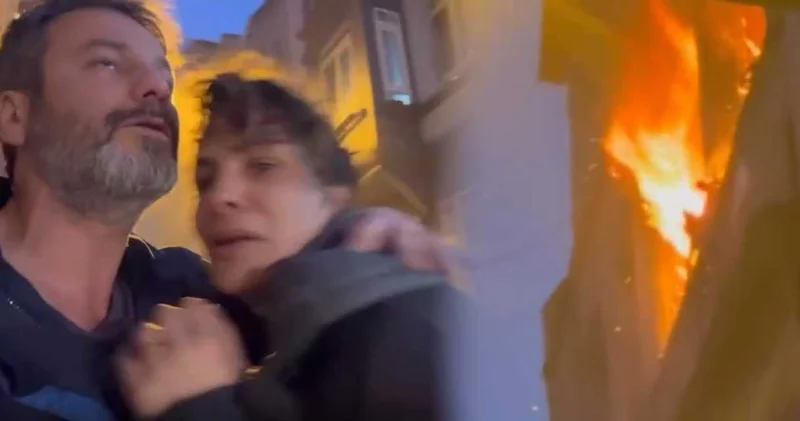 Oyuncu Umut Özkan ve eşinin yangın paniği! O anları paylaştı