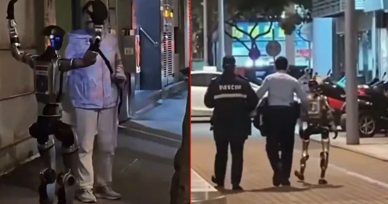 Dünya tarihinde bir ilk! Çin de yaşlı kadını korkutan robot gözaltına alındı Sözcü Gazetesi