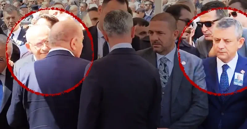 Dip dibe gelip selamlaşmadılar: Cenazede Özel ile Kılıçdaroğlu arasında soğuk rüzgarlar