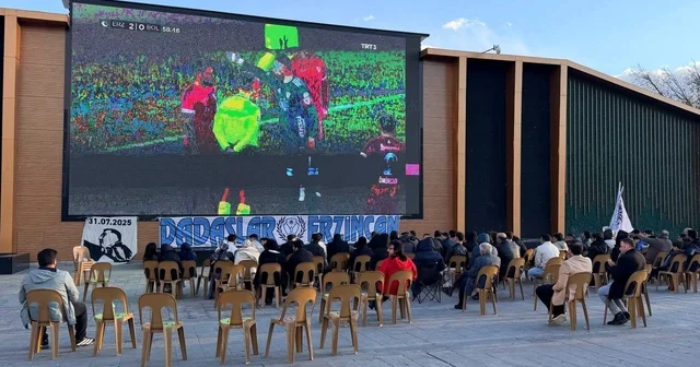 Erzincan dan Erzurumspor a Süper Lig yolunda tam destek Erzincan Haberleri