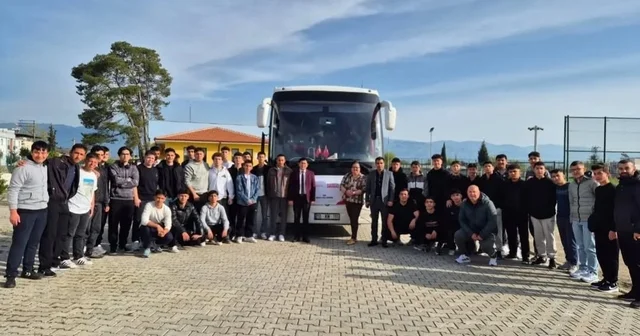 Yenipazarlı öğrenciler Çanakkale ye uğurlandı Aydın Haberleri