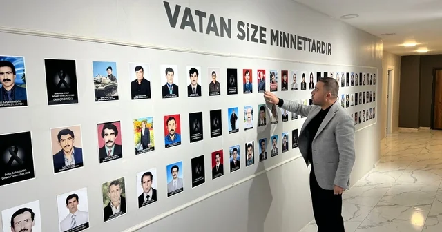 Yüksekova da 190 şehit ve 81 gazinin eşyaları müzede sergileniyor Hakkari Haberleri