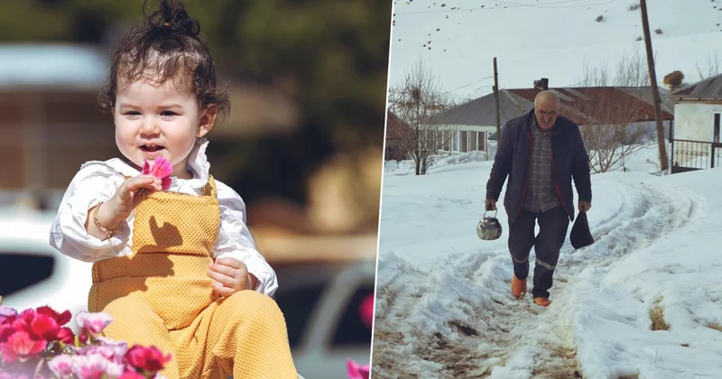 Türkiye iki mevsimi bir arada yaşıyor: Batı’da bahar, Doğu’da kış