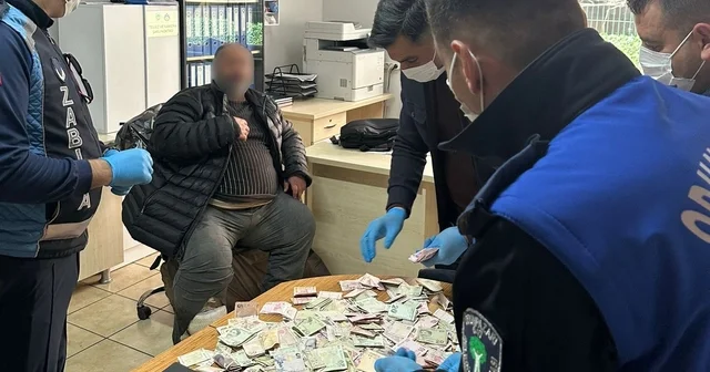Dilencinin üzerinden 30 bin lira çıktı Eskişehir Haberleri