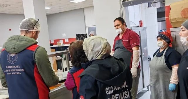 Çanakkale de yurt yemekhanelerine eş zamanlı denetim Çanakkale Haberleri