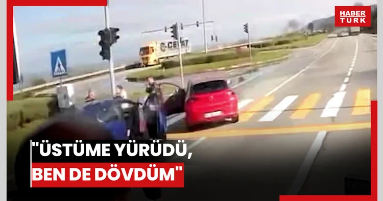 Üstüme yürüdü, ben de dövdüm