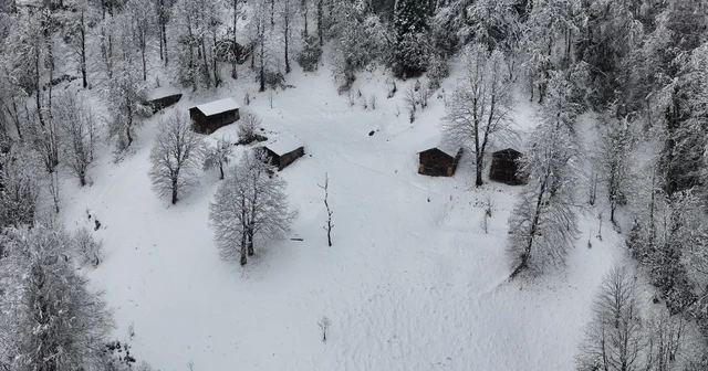 Ayder Yaylası nda kar kalınlığı 20 santimetreye ulaştı Rize Haberleri