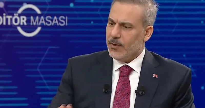 Canlı yayına damga vuran an! Bakan Fidan bir anda frene bastı: Burada durayım ben