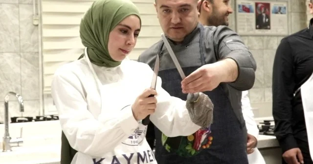 KAYMEK, AB tescilli Kayseri pastırması için doğrama ve sunum tekniği kursu açtı Kayseri Haberleri