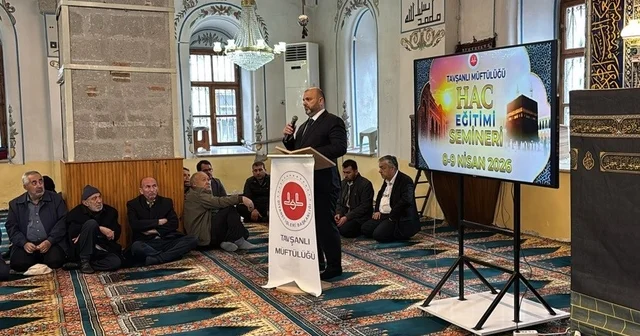 Tavşanlı da 232 hacı adayı bilgilendirildi Kütahya Haberleri