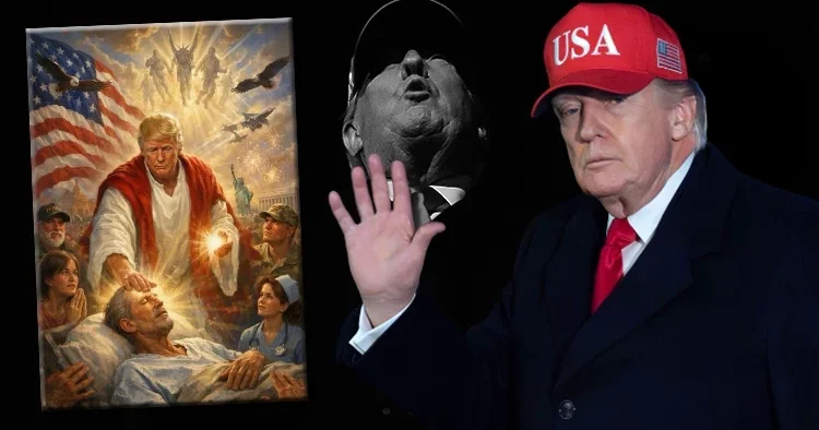 Trump tan kendisini Hz. İsa olarak gösteren paylaşım: Papa Leo ya ağır eleştiriler