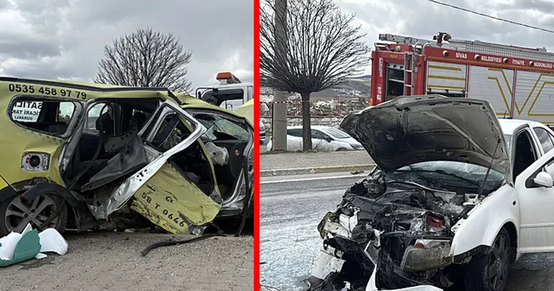 SON DAKİKA: Sivasspor tesisleri önünde can pazarı: Genç futbolcuları taşıyan taksiyle otomobil çarpıştı! Yaralılar var