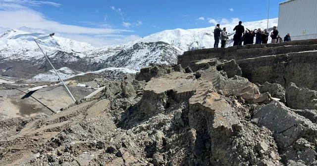 Hakkari de katı atık tesisi, heyelanda büyük zarar gördü Hakkari Haberleri