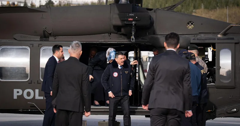 Bakan Çiftçi, Emniyet envanterine alınan T 70 helikopteriyle ilk uçuşunu gerçekleştirdi