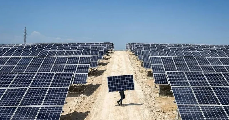 Güneş panelleri çölü komple değiştirdi: Giderek artıyor Sözcü Gazetesi