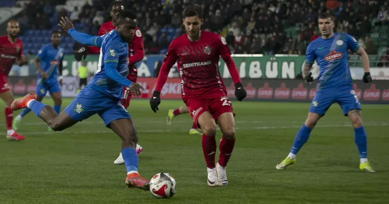 Rizespor fırtına gibi! 3 puanı 2 dakikada aldılar