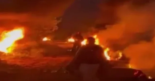 Sakarya’da üreticinin zorlu don mesaisi: Çiftçiler gece boyunca ateş başında nöbet tuttu VİDEO İZLE