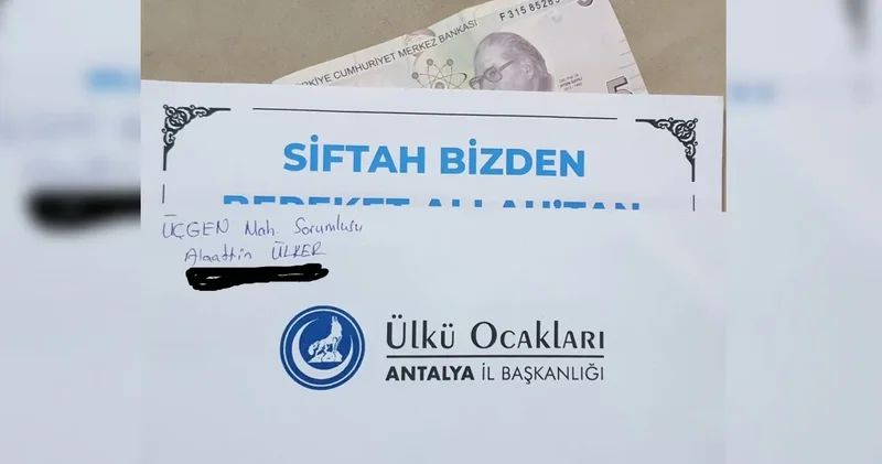 Esnafa ‘5 TL’ siftah parası