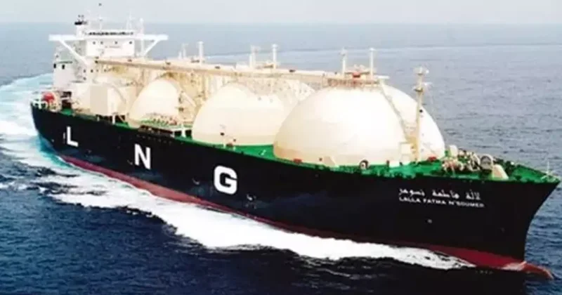 Cezayir bandıralı LNG gemisi yarın Türkiye ye ulaşacak