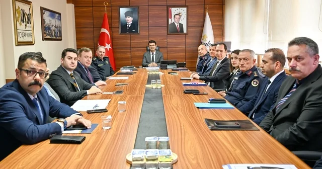 Uşak ta İl Güvenlik ve Asayiş Toplantısı gerçekleştirildi Uşak Haberleri