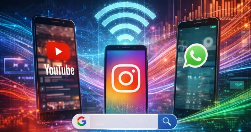 Türkiye nin internet raporu açıklandı: Hangi uygulama ne kadar kullanılıyor?