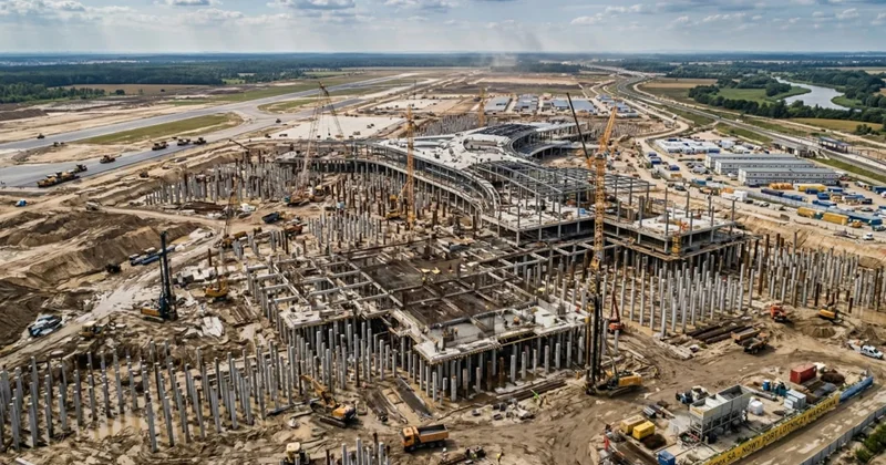 8 bin kazık üzerine havalimanı inşa edilecek: Büyük şehirlere aynı mesafede olacak Sözcü Gazetesi