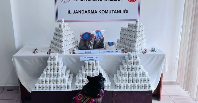 Binlerce hapla yakalanan sanığın yargılanmasına devam edildi Kastamonu Haberleri