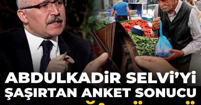 Abdulkadir Selvi’yi şaşırtan anket sonucu: Gerçeği gördü