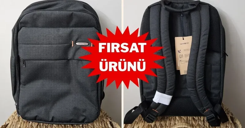 Kaçırılmayacak fırsat: Samsonite sırt çantası kısa süreliğine indirimde