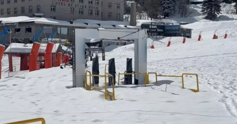 Uludağ da nisan sürprizi: 1.5 metre kar var, oteller kapalı!