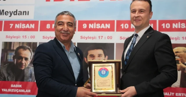 Sağlık Sen den Kaymakam Adıgüzel e Hizmet plaketi Şırnak Haberleri