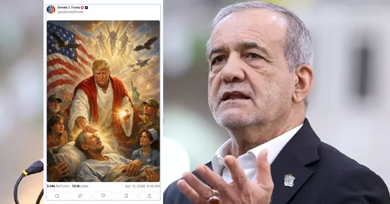 Trump Papa gerginliğine Pezeşkiyan dahil oldu: Saygısızlık kabul edilemez