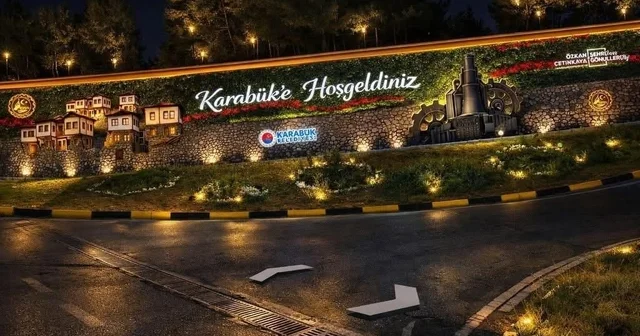 Şehir girişlerine estetik görünüm kazandırılıyor Karabük Haberleri