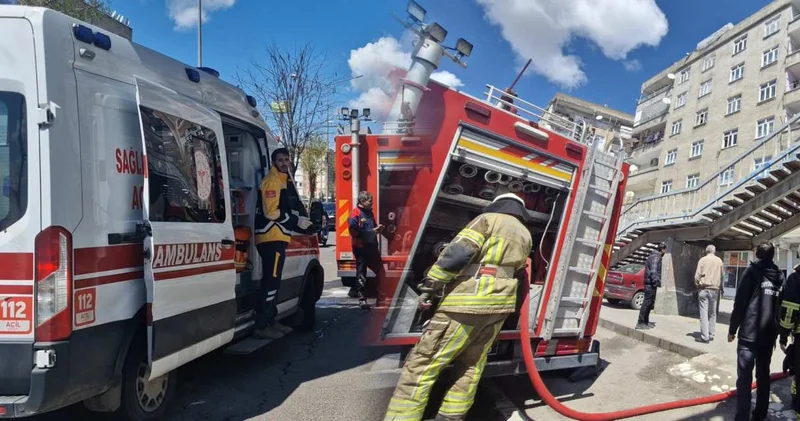 Diyarbakır’da yangın paniği! 3 kişi dumandan etkilendi