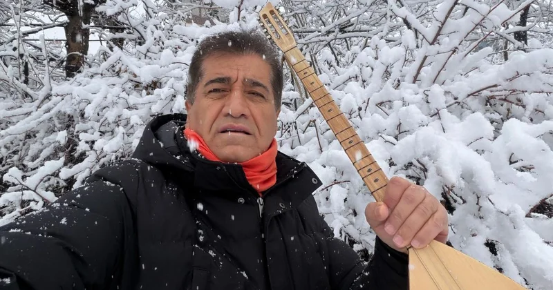 Aydın Aydın dan Nisan ortasında kar altında klip: Bu sene yaz gelmedi