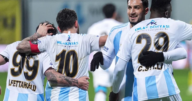 Yine kazandılar! Erzurumspor, rakibi puan kaybetmesi halinde Süper Lig de