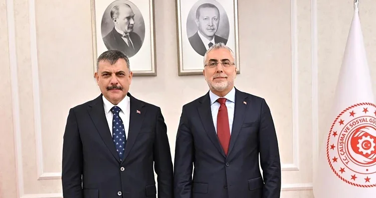 Bakan Çiftçi den Bakan Işıkhan a ziyaret
