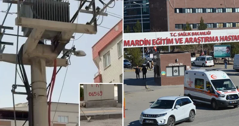 Bir elektrik faciasına daha ramak kaldı: Küçük çocuk direkten kopan kabloya temas etti Mardin Haberleri