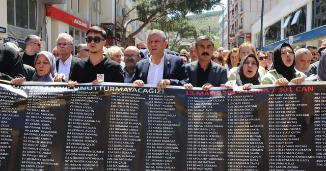 Soma daki maden şehitleri dualarla anıldı (2) Manisa Haberleri