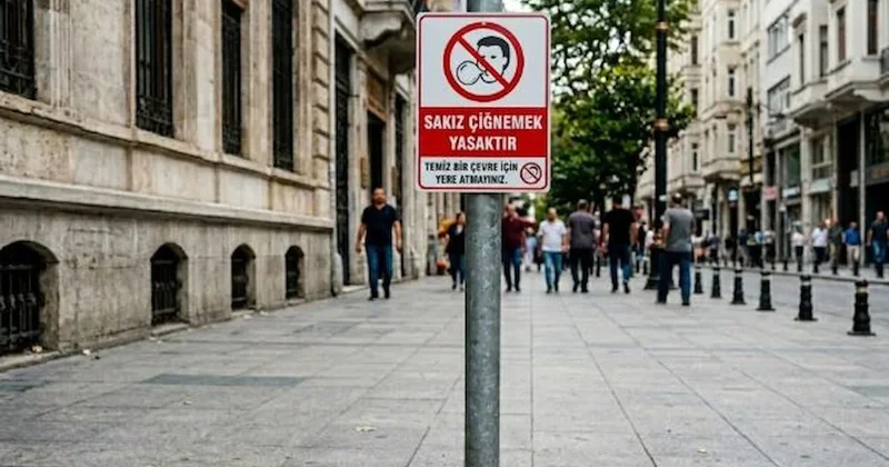 Bu şehirde sakız çiğnemek yasak: Cezası ise tam 35 bin TL Sözcü Gazetesi