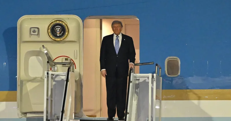 Savaşın gölgesinde kritik ziyaret! ABD Başkanı Trump Çin e gitti