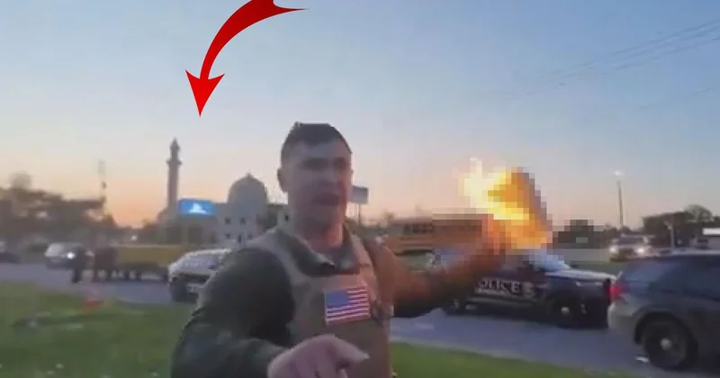 ABD’de İslam karşıtı Jake Lang cami yakınında Kur’an ı Kerim yakmaya çalıştı