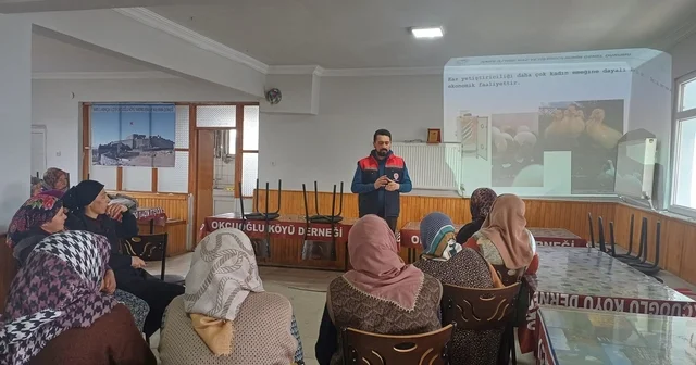 Arpaçay da kadın üreticilere kaz yetiştiriciliği eğitimi Kars Haberleri