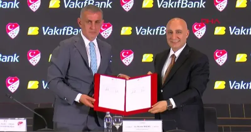 TFF ile VakıfBank arasında milli takımlar ana sponsorluk anlaşması imzalandı