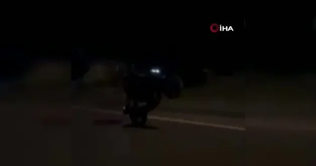 Hatay da sosyal medya için trafiği tehlikeye atan magandanın hareketi cezasız kalmadı