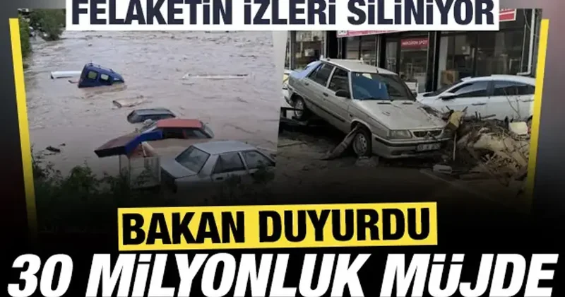 Şanlıurfa ve Samsun da selden etkilenen afetzedelere 30 milyon liralık destek