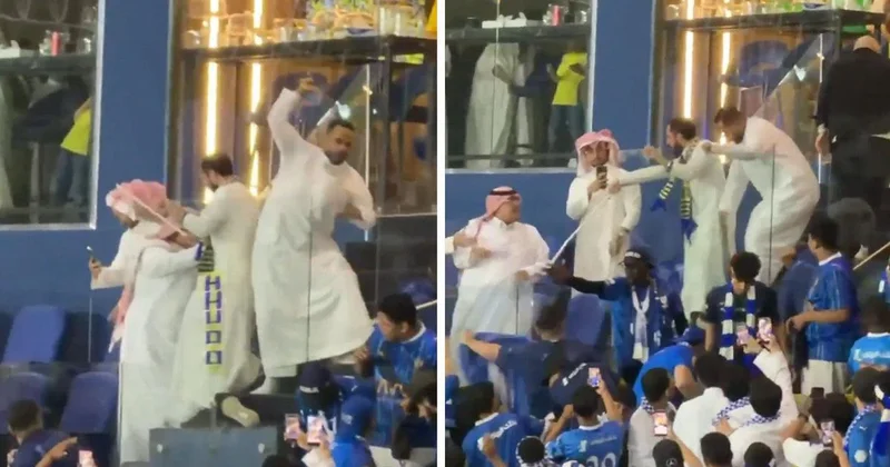 Al Nassr taraftarları, Al Hilal’in VIP tribününe sopalarla saldırdı