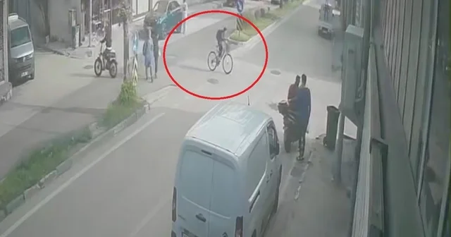 Kararsız bisikletli kazayı getirdi...Ne tarafa gideceğini şaşırınca motosikletliyle çarpıştı Bursa Haberleri